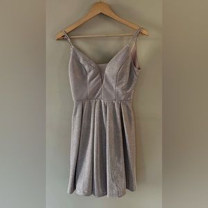 Mini dress, size 3/4, champagne